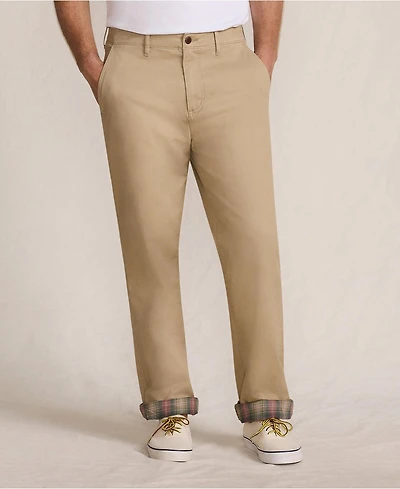 Lands' End Men's Knockabout Comfort Waist Classic Fit Flannel Lined Chino Pant
