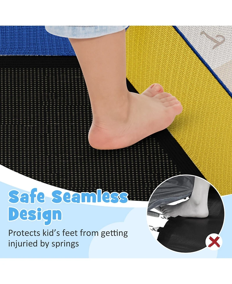 Gymax 48'' Recreational Trampoline for Kids 4 Ft Indoor & Outdoor Trampoline