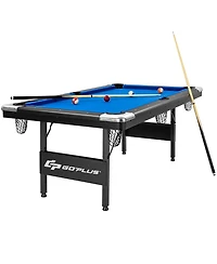 6 Ft Billiard Table 76 Inch Foldable Pool Table Perfect for Kids and Adults