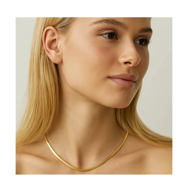 The Eliana Gold Snake Chain Necklace