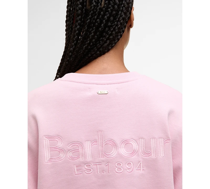 Barbour Women's Crewneck Long Sleeve Sweatshirt