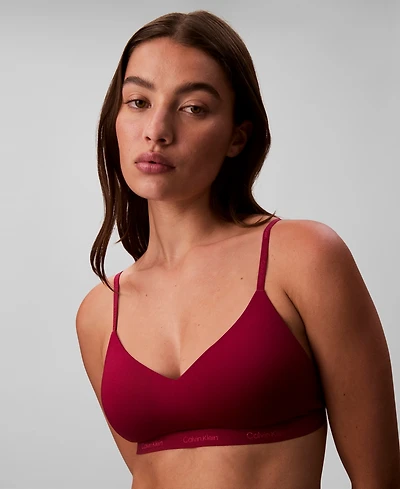 Calvin Klein Women's Form To Body Lightly Lined Bralette QF7618