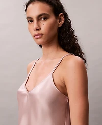 Calvin Klein Women's Pull-On Adjustable Straps Satin Camisole