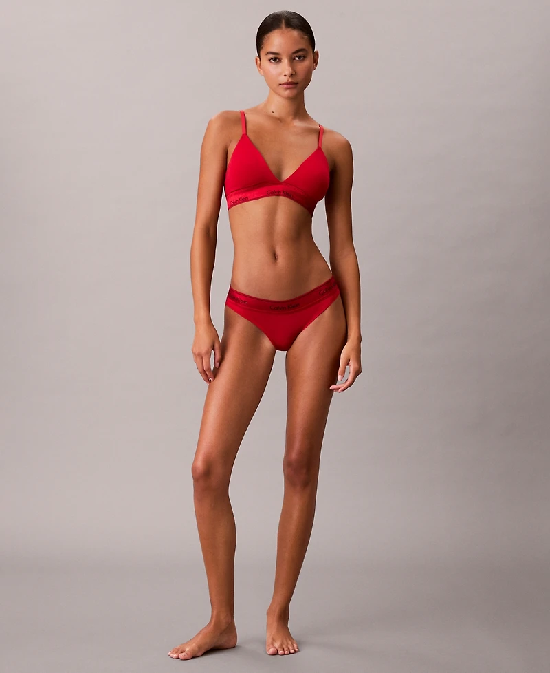 Calvin Klein Women's Full Coverage Mid-Rise Bikini Briefs