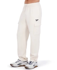 Reebok Men's Fleece Cargo Regular Fit Pants