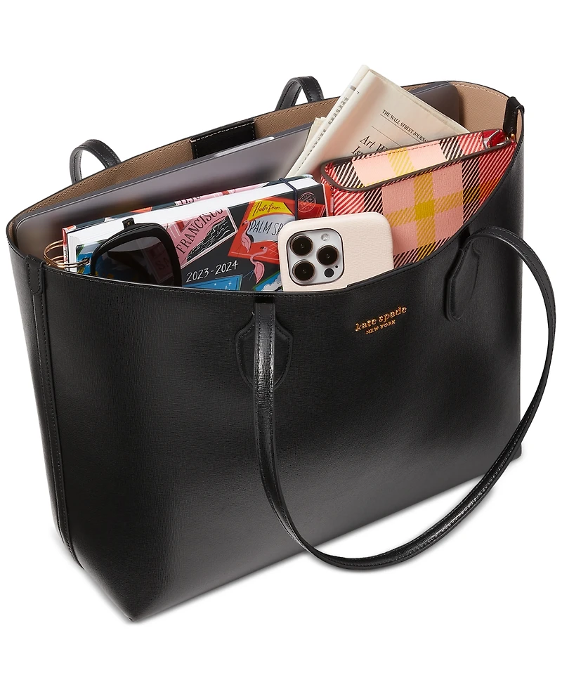 kate spade new york Bleecker Saffiano Leather Large Tote