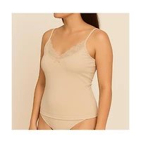 Luna Lace Cotton Cami