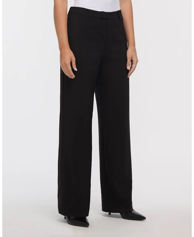 Ellen Tracy Women's Full Length Straight Leg Pant