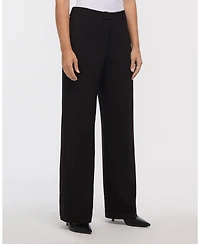 Ellen Tracy Women's Full Length Straight Leg Pant