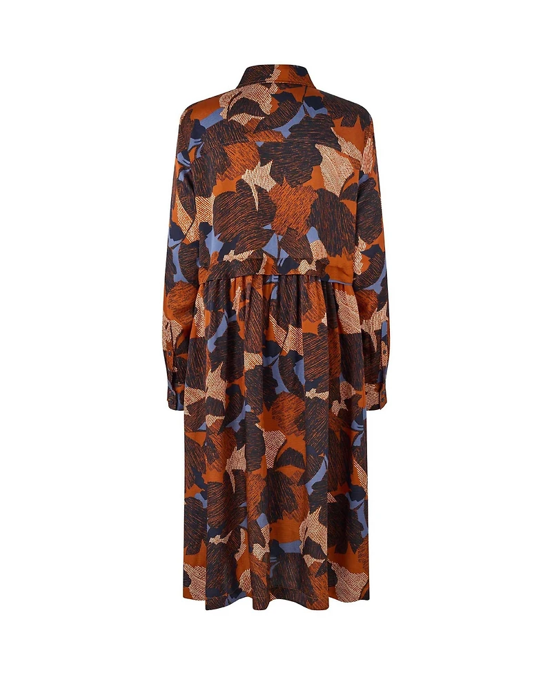 Masai Copenhagen Women's MaNollira Long Sleeve Midi Dress