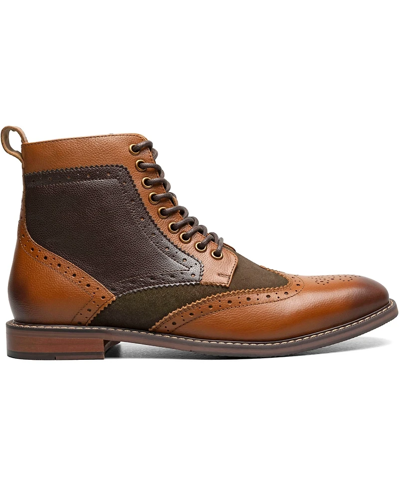 Stacy Adams Men's Finnegan Wingtip Lace Boots