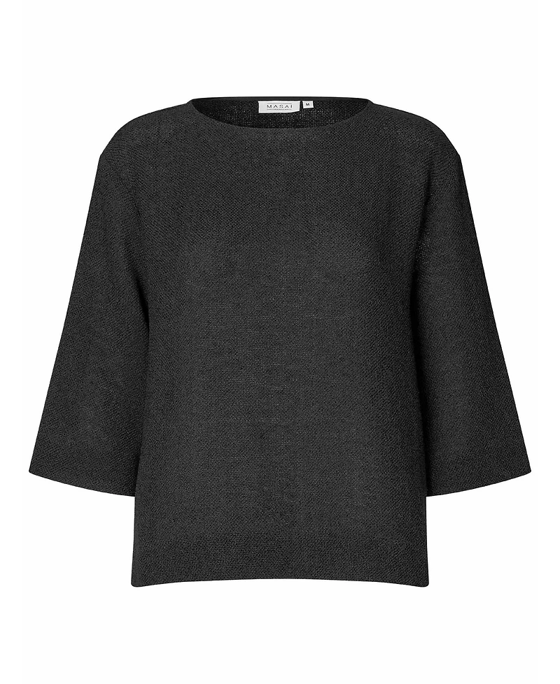Masai Copenhagen Women's MaDarmi 3/4 Sleeve Round Neck Top