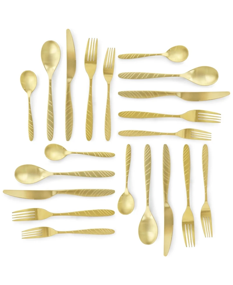 Megachef Stainless Steel 20-Piece Flatware Utensil Set