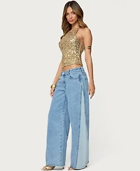 Edikted Women's Pasha Sequin Tank Top