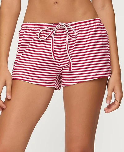Edikted Women's Jaine Striped Drawstring Shorts