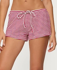 Edikted Women's Jaine Striped Drawstring Shorts