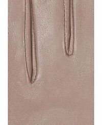Women`s Premium Lamb Leather Touchscreen Gloves; Cashmere Lining