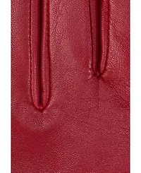 Women`s Premium Lamb Leather Touchscreen Gloves "Lola" Cashmere Lining