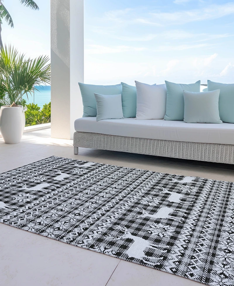 Addison Holiday Washable Indoor/Outdoor ACN1820 10'x14' Area Rug