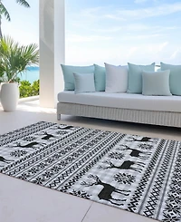 Addison Holiday Washable Indoor/Outdoor ACN1820 2'6"x3'10" Area Rug