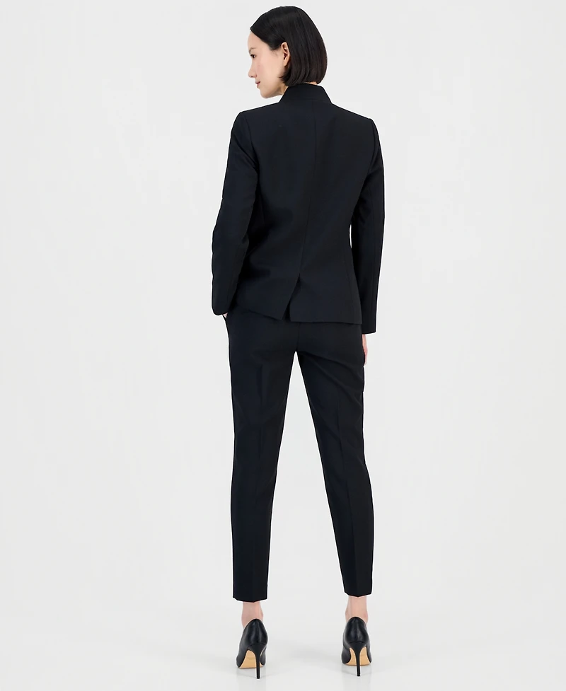 Tahari Asl Women's Notched One-Button Pantsuit
