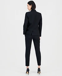 Tahari Asl Women's Notched One-Button Pantsuit