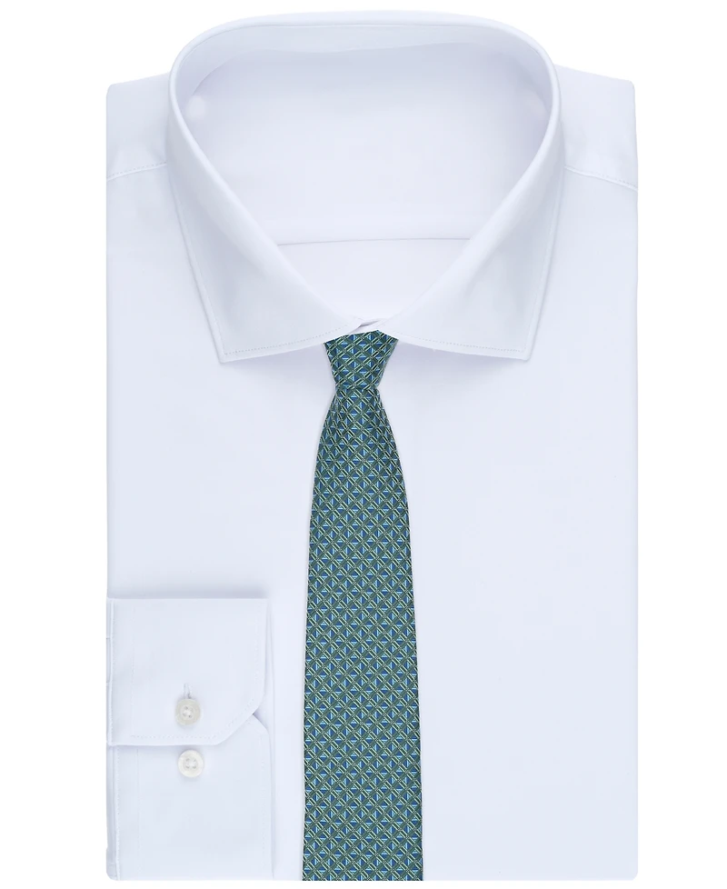 Perry Ellis Portfolio Men's Rosser Geo Pattern Classic Fit Tie
