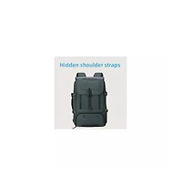 Anti-Theft Laptop Backpack with Shoe Compartment - Convertible Business & Hiking Bag, Heavy-Duty Nylon Travel Backpack