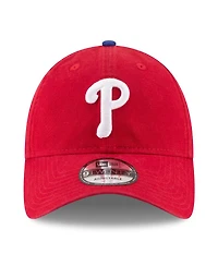 New Era Men's Red Philadelphia Phillies 2025 Mlb Postseason Side Patch 9TWENTY Adjustable Hat