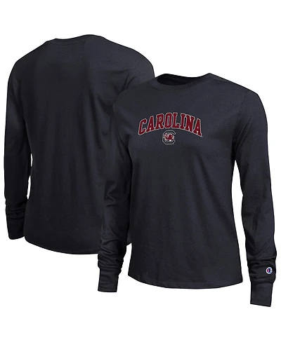 Champion Women's Black South Carolina Gamecocks Arch Over Logo Long Sleeve T-Shirt