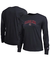 Champion Women's Black South Carolina Gamecocks Arch Over Logo Long Sleeve T-Shirt