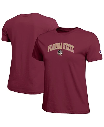 Champion Women's Garnet Florida State Seminoles Arched Over Logo T-Shirt