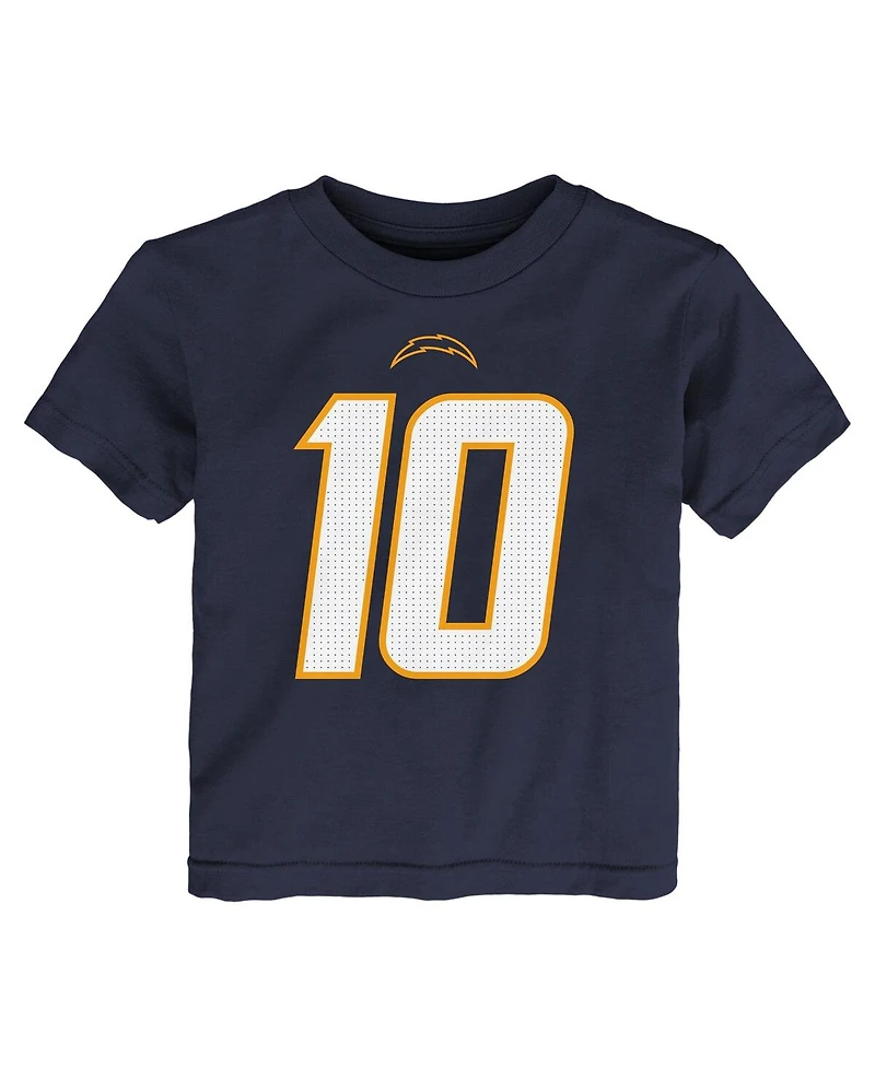 Nike Toddler Justin Herbert Navy Los Angeles Chargers Player Name Number T-Shirt
