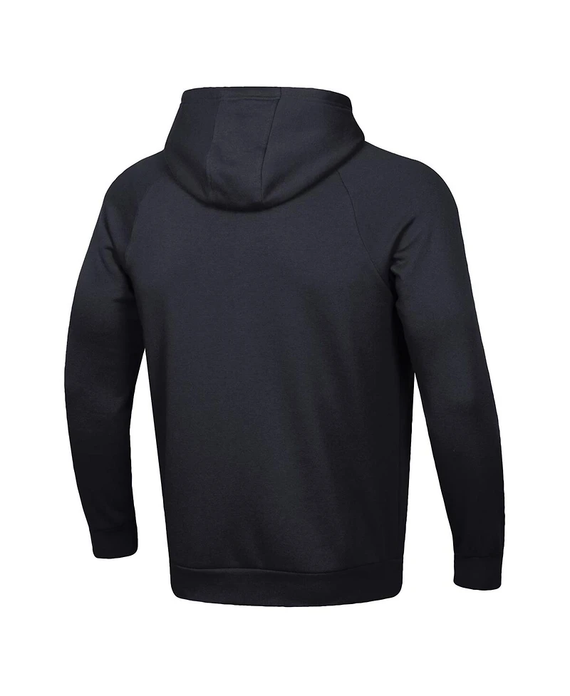 Under Armour Men's Black Wisconsin Badgers 2025 Sideline Rival Fleece Hoodie