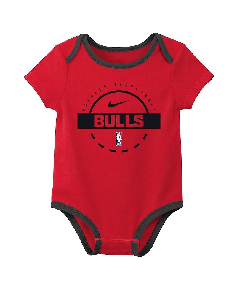 Nike Baby Boys and Girls 2-Piece Chicago Bulls Bodysuit Set