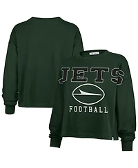 '47 Brand Women's Green New York Jets Outreach City Oversized Long Sleeve T-Shirt
