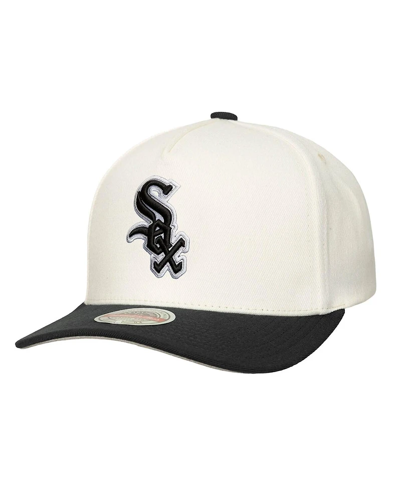 Mitchell & Ness Men's Cream Chicago White Sox Stretch-Snapback Hat
