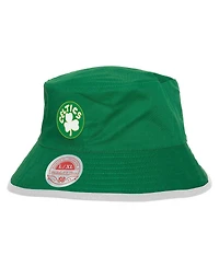 Mitchell & Ness Men's Black/Kelly Green Boston Celtics Flip It Reversible Bucket Hat