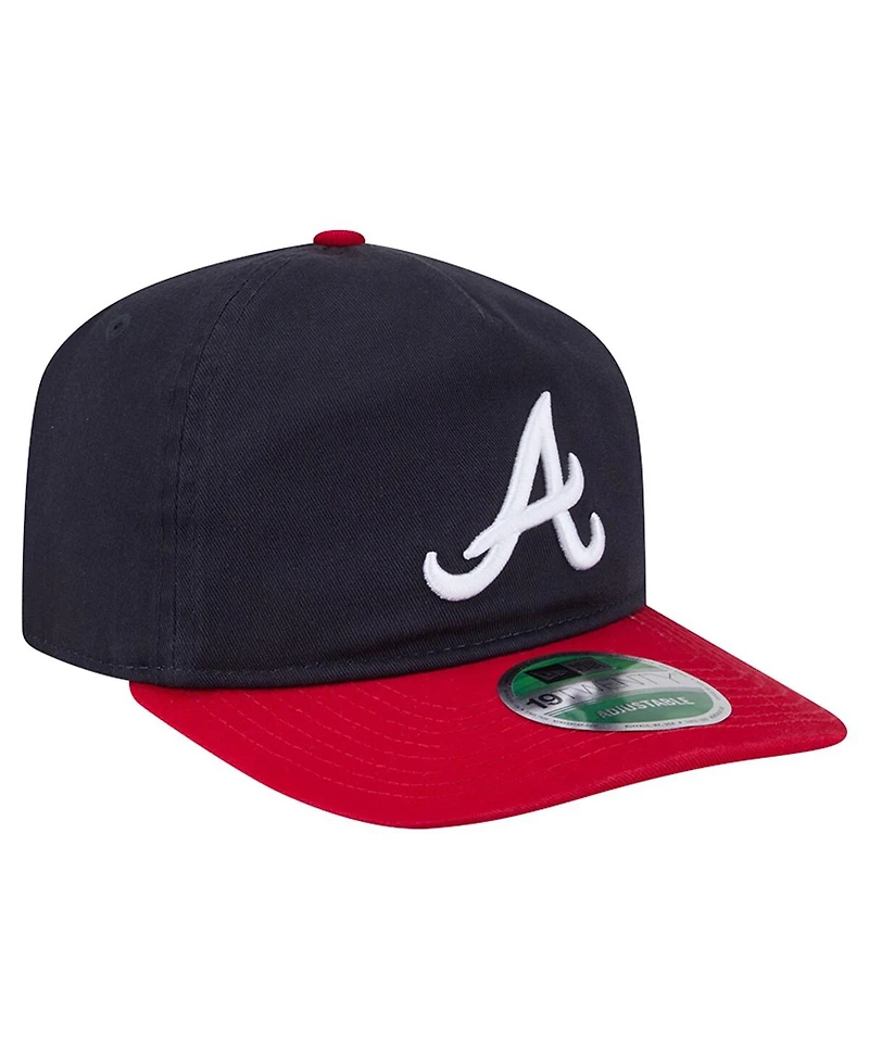 New Era Men's Navy Atlanta Braves Team 19TWENTY Adjustable Hat