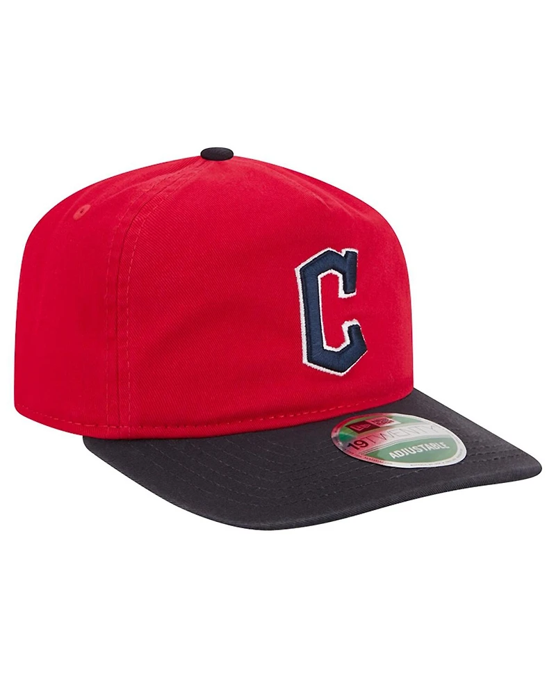 New Era Men's Red Cleveland Guardians Team 19TWENTY Adjustable Hat
