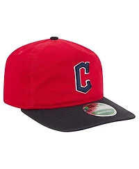 New Era Men's Red Cleveland Guardians Team 19TWENTY Adjustable Hat