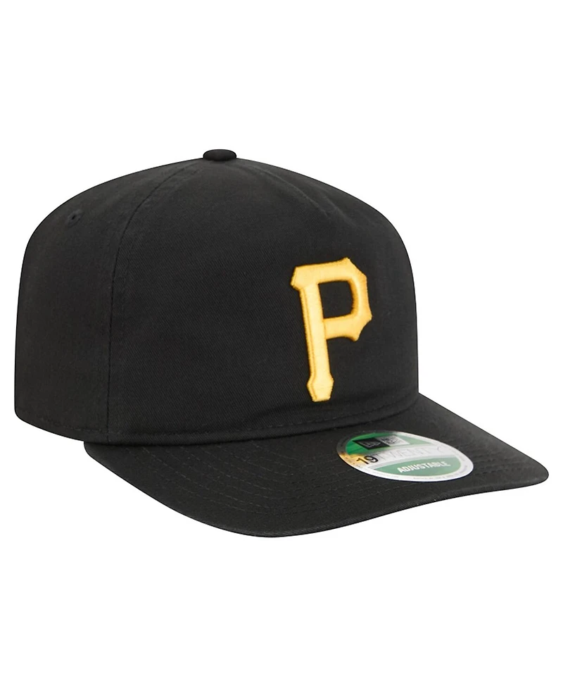 New Era Men's Black Pittsburgh Pirates Team 19TWENTY Adjustable Hat