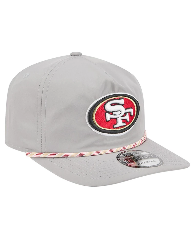 New Era Men's Gray San Francisco 49ers Rope 19TWENTY Hat
