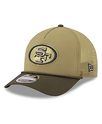 New Era Men's Green San Francisco 49ers 2025 Salute to Service 9FORTY A-Frame M-Crown Adjustable Hat