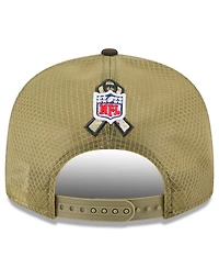 New Era Men's Dark Green Green Bay Packers 2025 Salute to Service Split Panel 9FIFTY Snapback Hat