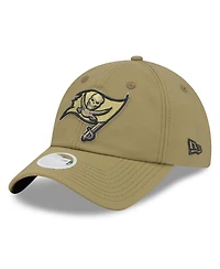 New Era Women's Green Tampa Bay Buccaneers 2025 Salute to Service Pony Tail Adjustable Hat