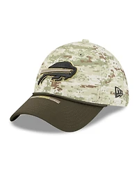 New Era Men's Camo/Dark Green Buffalo Bills 2025 Salute to Service 39THIRTY Flex Hat