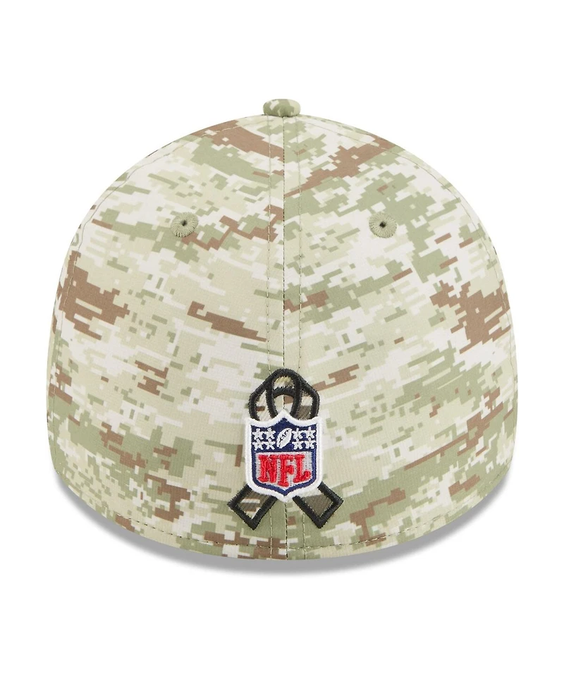 New Era Men's Camo/Dark Green/Dark Green Seattle Seahawks 2025 Salute to Service 39THIRTY Flex Hat