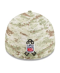 New Era Men's Camo/Dark Green/Dark Green Seattle Seahawks 2025 Salute to Service 39THIRTY Flex Hat