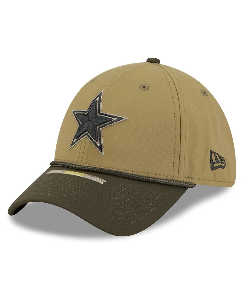 New Era Men's Green Dallas Cowboys 2025 Salute to Service 39THIRTY Flex Hat
